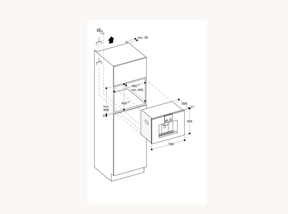 Ekspres do zabudowy Gaggenau CMP250102 seria 200, kolor Anthracite