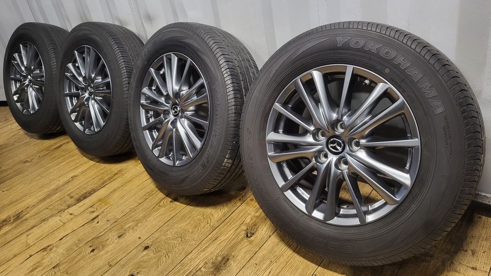 Felgi Koła MAZDA 17" 5x114,3 z oponami 225/65 R17 CX-5 jak nowe! TPMS