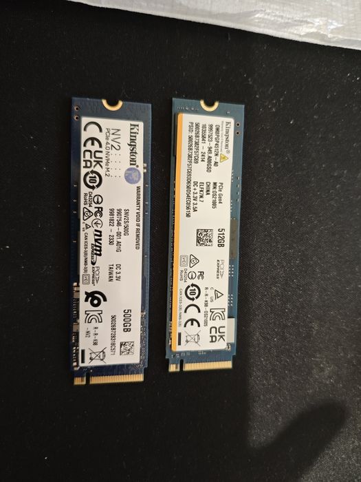 Kingston nwme 500 & 512gb читаємо