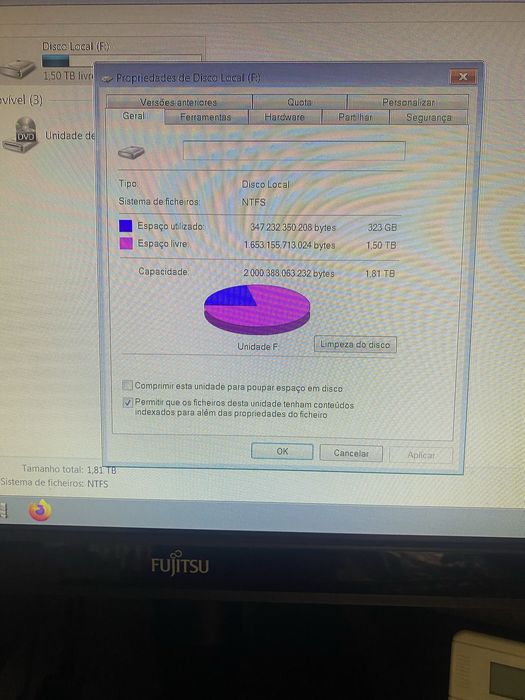Oportunidade ! Computador HP torre c/Windows 7 prof e 2 Discos Sata instalados, em excelente estado