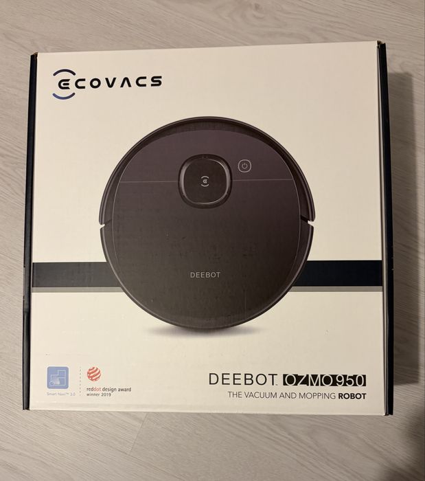 Robot Aspirador com Mopa Ecovacs Deebot Ozmo 950
