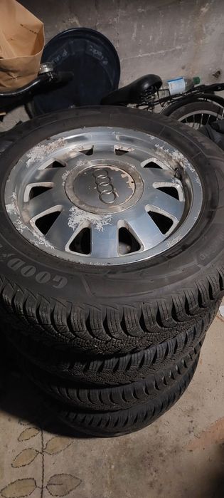 Opony zimowe 5x112 GoodYear+alufelgi Audi