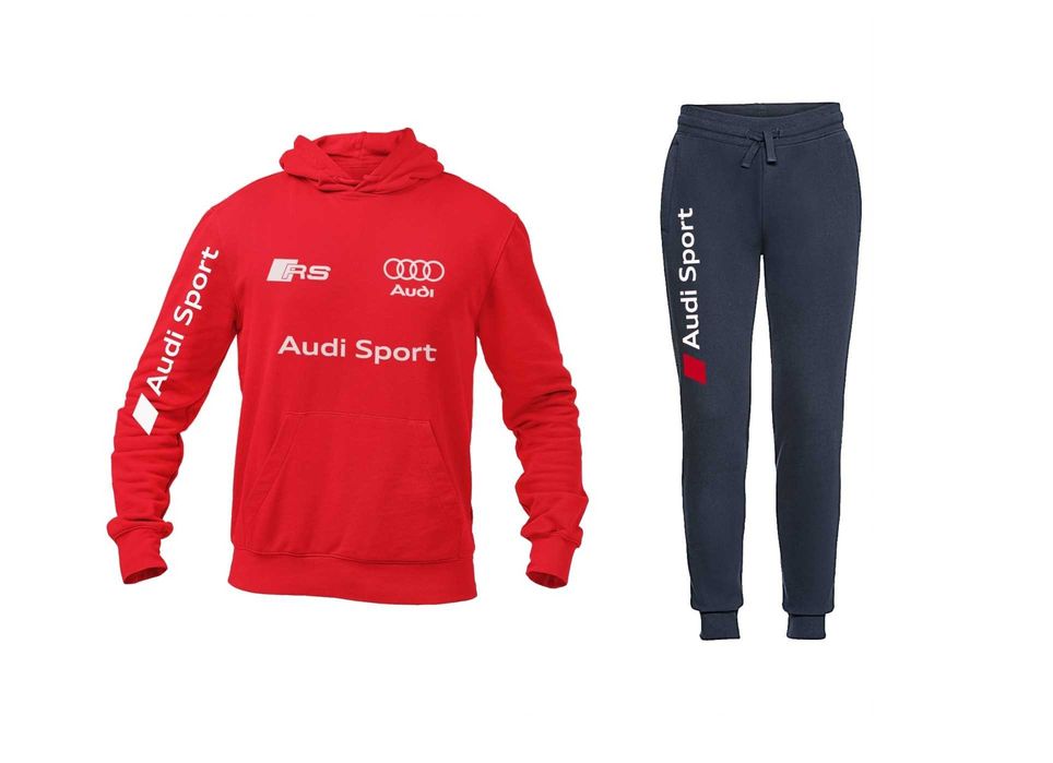 Fato de Treino Audi RS Performance (Hoodie + Calça) | Feito à Mão