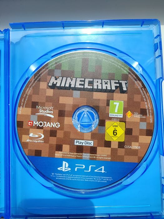 Диск Minecraft на  Playstation 4