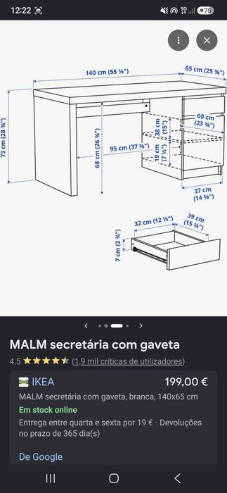 Secretária - Bom estado