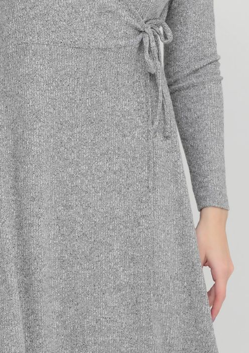 Сіра кежуал сукня на запах Old Navy меланжева