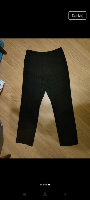 Spodnie eleganckie garniturowe amaranto damskie rozmiar L