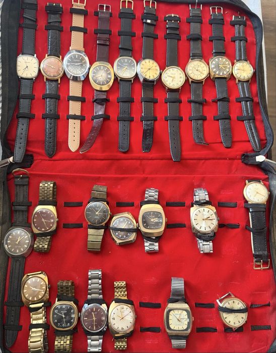 Zegarki Prl wostoc pajlot pobieda 25 szt