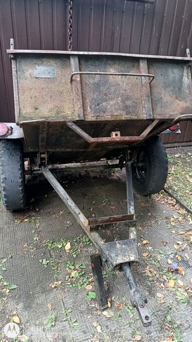 Продам терміново самоскидний причеп мінітрактора Т-012. Підходить для мотоблоку!.ь