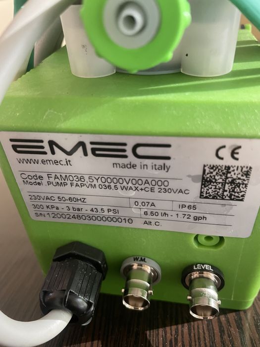 Насос дозатор emec seko