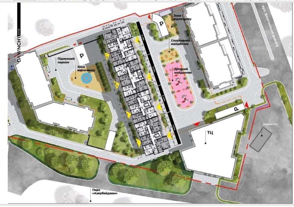 Дерби ТЦ фасад здание 7700 м +терраса, паркинг, рампа