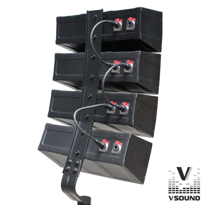 ACTIVE 8-COLUMN LINE-ARRAY SYSTEM 2X4"+SUB 18" 1800W VSOUND64173580593025121
