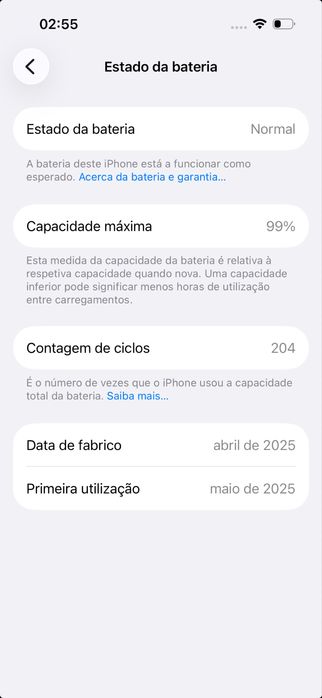 Iphone 16 azul novo - GARANTIA APPLE