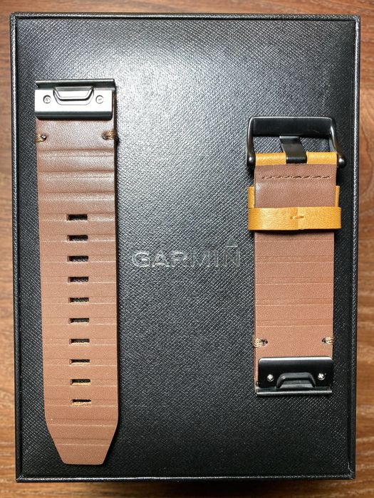 Шкіряний ремінець для годинників Garmin. Quick Fit 26mm
