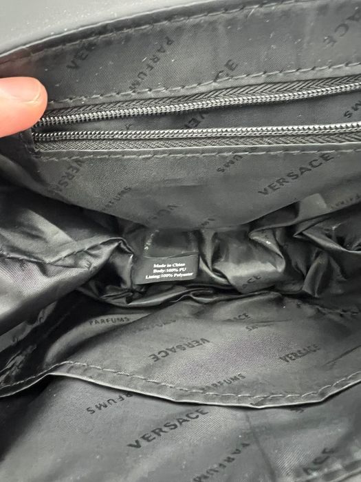 Handbag Versace Parfums Black Śliczna Torebka