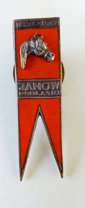 Odznaka. Janów Podlaski. 1967.Koń.