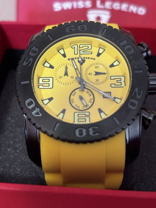 Swiss Legend Yellow Rubber