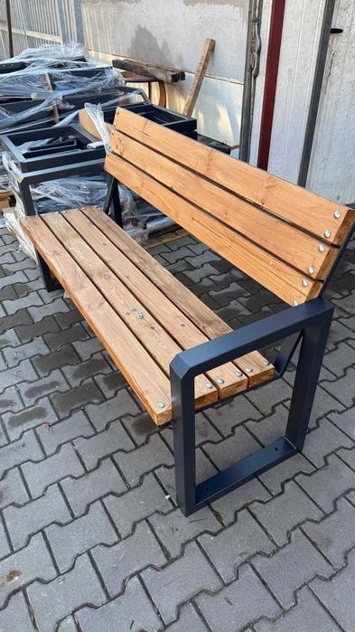 Nogi stalowe do ławki