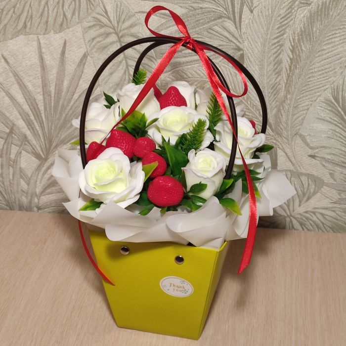 Букети з мила,мильні квіти