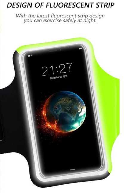 Bolsa Braçadeira Proteção Telemóvel Desporto Corrida (NOVO)