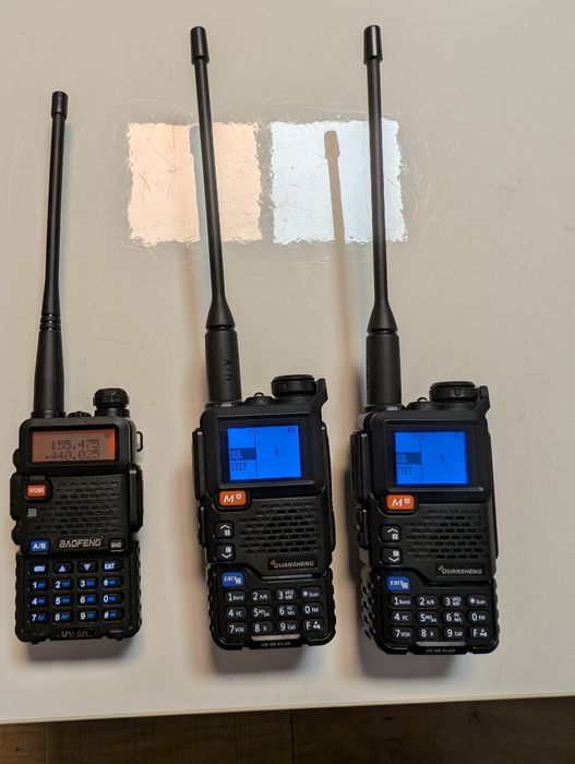 3 x UV-5R Quansheng, Baofeng
