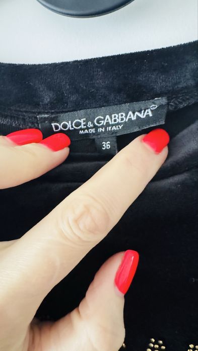 Komplet panterkowy  dresowy welurowy D&G
