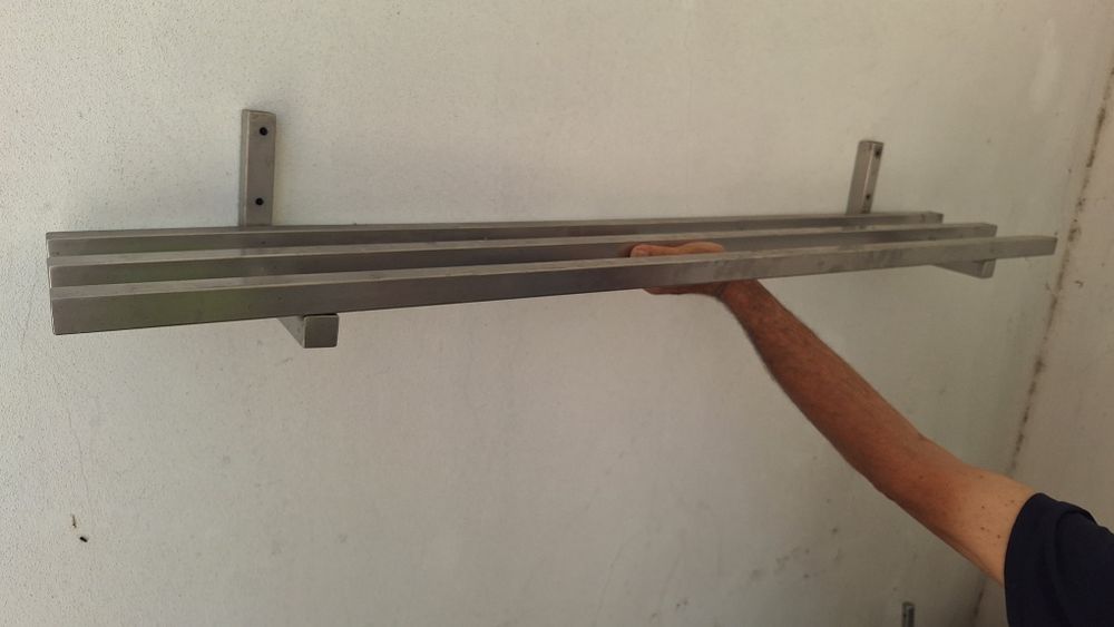 2 Parteleiras inox individuais