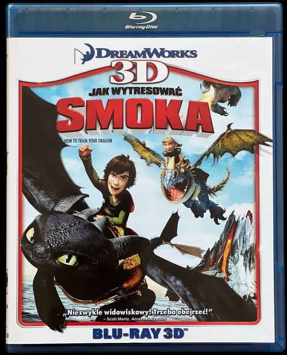 Jak wytresować smoka Blu-ray 3D | PL dubbing | Stan IDEALNY