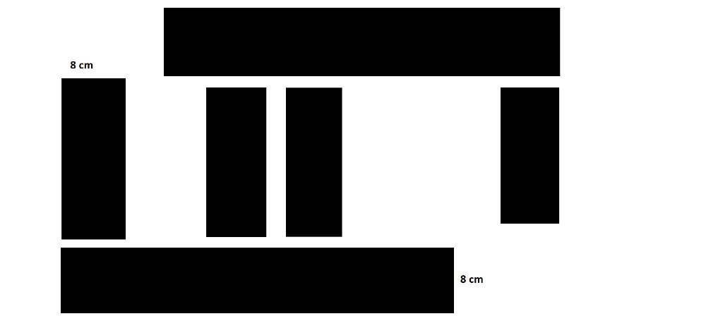 ramka granit kominek nowoczesny 6 elementów