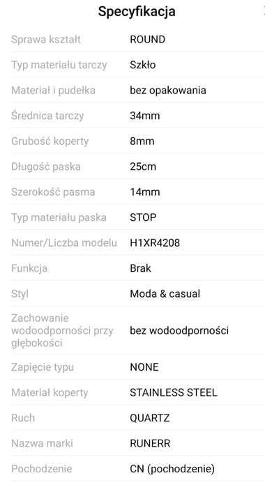 Zegarek damski plus 4 bransoletki