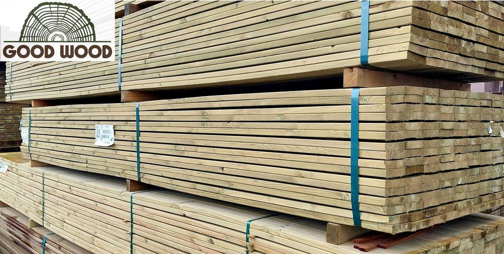 Deska tarasowa SZWEDZKA impregnowana ciśnieniowo NTR deski na taras