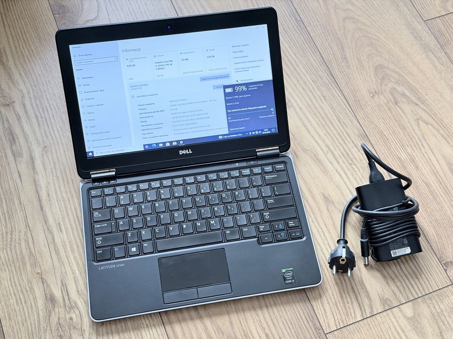 Dell Latitude e7240 / i5-4310U / 8GB DDR3 / 256GB / 12,5" FHD / bat 2h