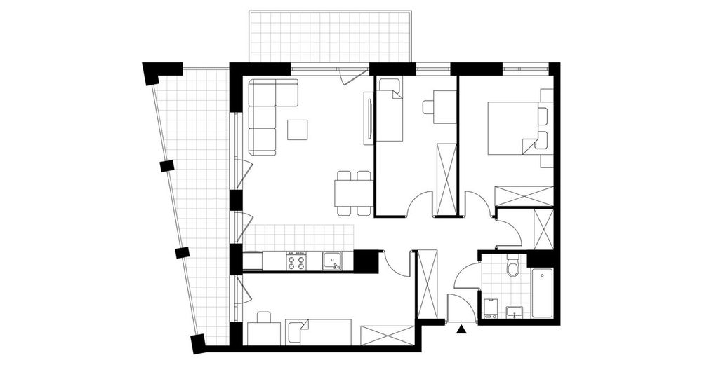 4-pokojowe mieszkanie 77m2 + balkon Bezpośrednio