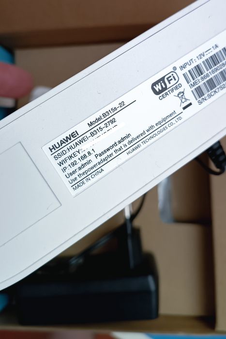 Роутер Huawei B315S-22 LTE  (не включается))