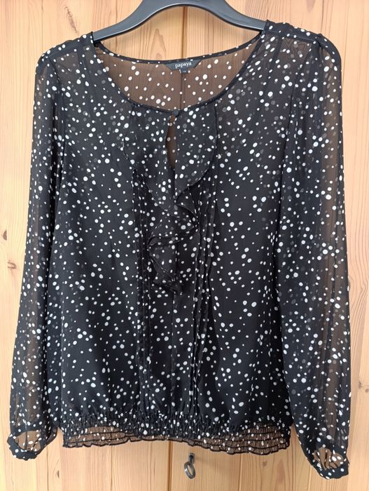 Prześwitująca bluzka Papaya