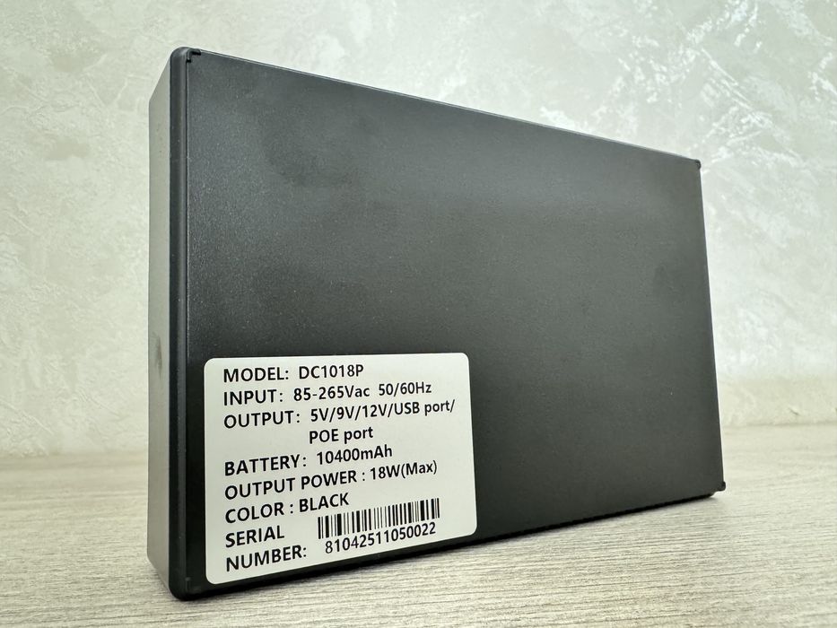 Бесперебойник для роутера 10400 mAh ups для оптики без света упс павер