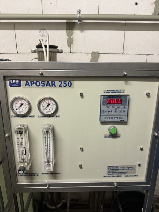 Profesjonalna stacja odwróconej osmozy 250l/h