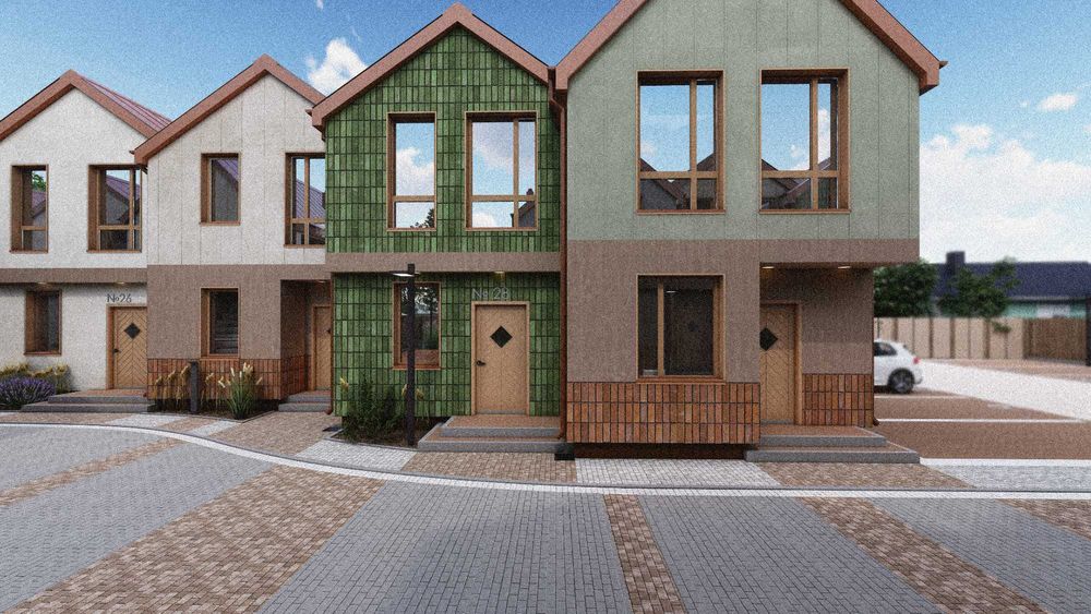 Кутовий 2-поверховий таунхаус 100 м2 поруч із лісом