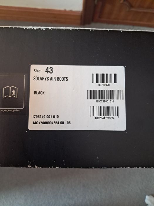 Botas Motociclismo Dainese Solarys Air