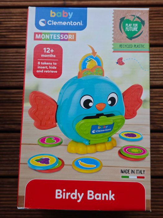 Brid Bank skarbonka montesori Clementoni