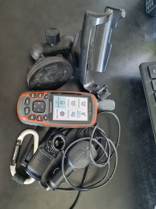 Навігатор Garmin62s та RAMmount