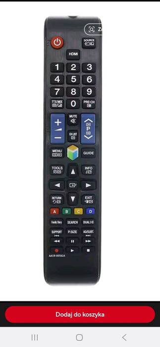 Pilot do TV Samsung Nowy