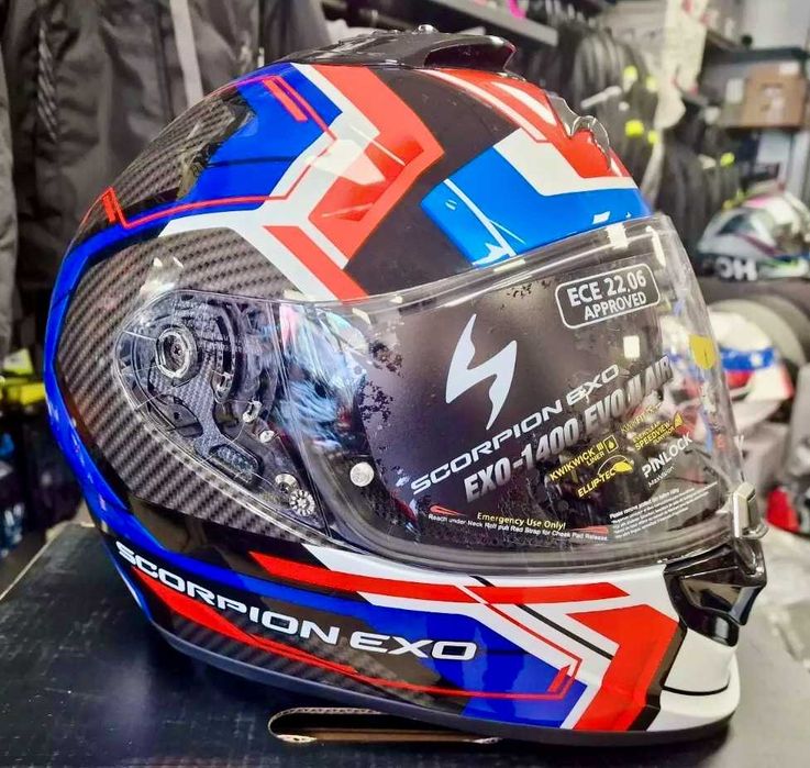 Capacete NOVO Scorpion EXO-1400 EVO II Air (31% Desconto) Tam L-XL