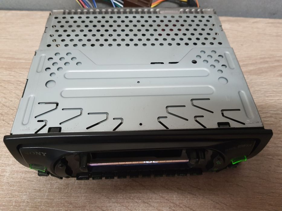 Radio samochodowe Sony kaseta, RDS, XR-CA370 4x45W koltowy / Zielony