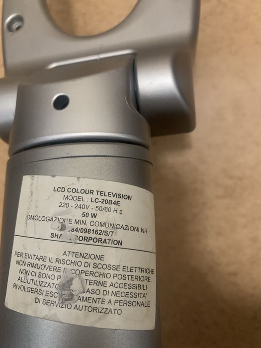 Оригинальная подставка (ножка) для телевизора Sharp Aquos LC-20B4E