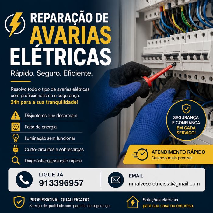 Técnico eletricista inscrito na DGEG