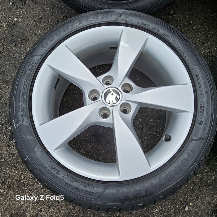 Alufelgi 16 Skoda Rapid Fabia III 5x100 ET46 Oryginalne 7jx16"