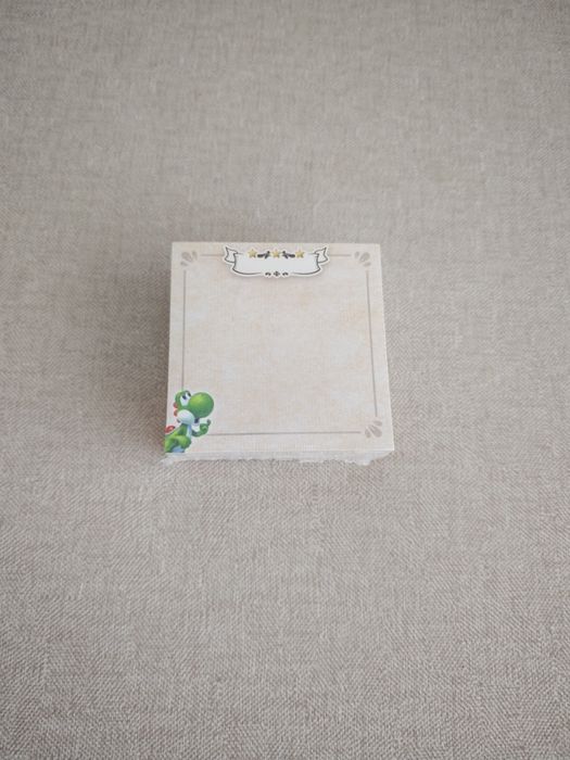 Bloco de Notas Autocolantes Yoshi: The Mysterious Book My Nintendo – Novo e Selado