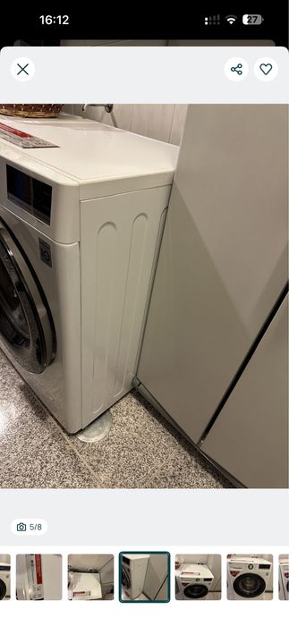 Máquina lavar roupa 8 kgs LG impecável