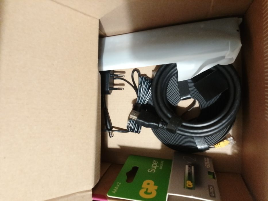 Magenta  green tv box